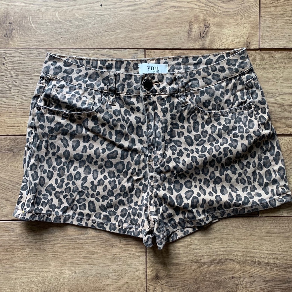 Ymi Cheetah Print Shorts